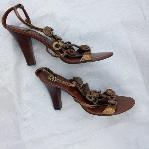 J. Vincent Embellished Mackenzie Heeled Sandals 6.5 - Picture 5 of 13